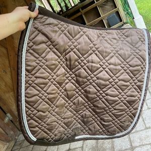 Brown Dressage Saddle Pad